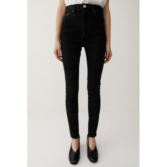 moussy(マウジー)のMOUSSY HW Rebirth L/BLACK SKINNY 25inch レディースのパンツ(スキニーパンツ)の商品写真