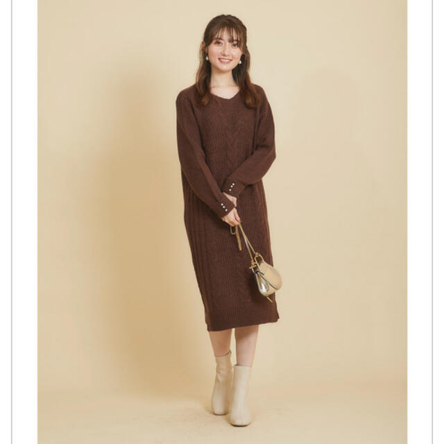 tocco(トッコ)のトッコクローゼット♡ニットワンピース レディースのワンピース(ロングワンピース/マキシワンピース)の商品写真