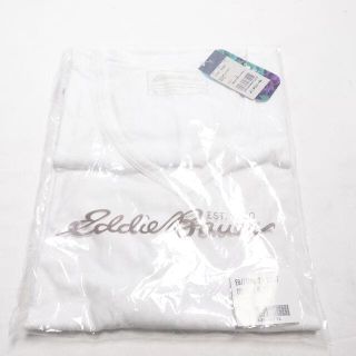 エディーバウアー(Eddie Bauer)のEddie Bauer　VネックTシャツ ホワイト　Lサイズ(Tシャツ/カットソー(半袖/袖なし))