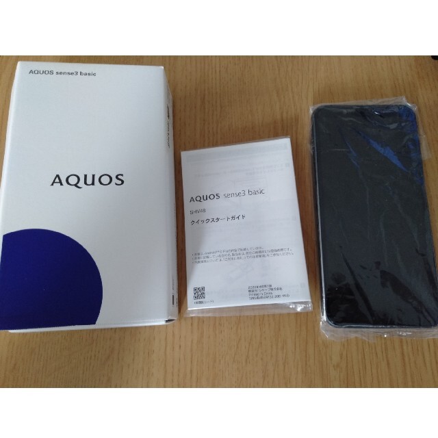 AQUOS(アクオス)のAQUOS sense3 basic Black スマホ/家電/カメラのスマートフォン/携帯電話(スマートフォン本体)の商品写真
