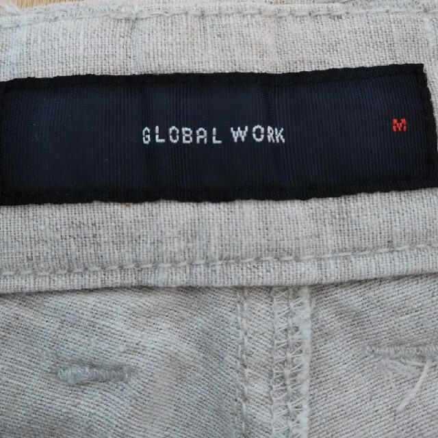 GLOBAL WORK(グローバルワーク)のGLOBAL WORK　７分パンツ　サイズM　メンズ メンズのパンツ(ショートパンツ)の商品写真