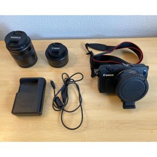 キヤノン(Canon)のCanon ミラーレス一眼カメラ EOS M2 ダブルレンズキット(ブラック)(ミラーレス一眼)