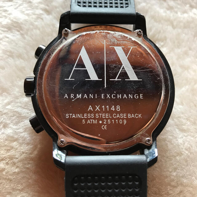ARMANI EXCHANGE(アルマーニエクスチェンジ)の【SEA様専用】腕時計アルマーニエクスチェンジAX1148ラバーベルト メンズの時計(腕時計(アナログ))の商品写真