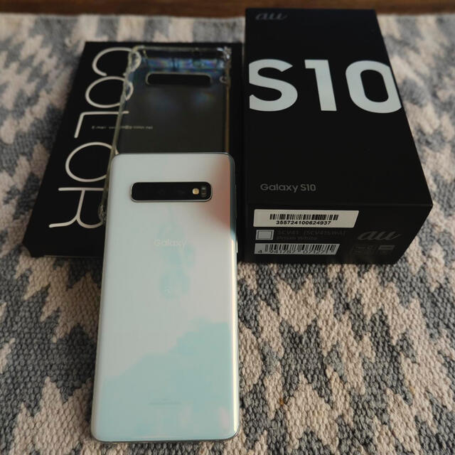 Galaxy(ギャラクシー)の本日限定Galaxy S10 Prism White 128 GB SIMフリー スマホ/家電/カメラのスマートフォン/携帯電話(スマートフォン本体)の商品写真