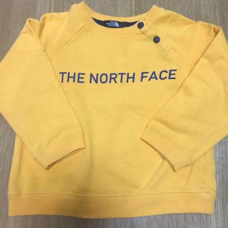 ザノースフェイス(THE NORTH FACE)のノースフェイス トレーナー 90 オレンジ色(Tシャツ/カットソー)