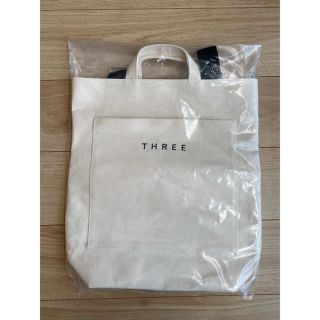 スリー(THREE)の新品未使用 THREE ノベルティ 2WAYバッグ スリー(トートバッグ)