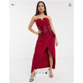 エイソス(asos)のベアドレス　asos(ロングドレス)