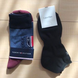 トミーヒルフィガー(TOMMY HILFIGER)の靴下 2足セット （Tommy&CK）(ソックス)