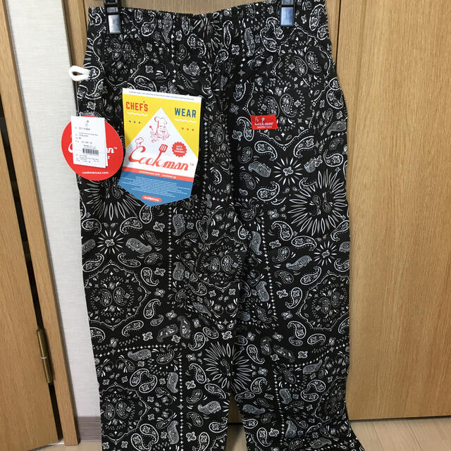 早い者勝ちcookman chef pants paisley black