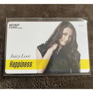 ハピネス(Happiness)のHappinessJL☆須田アンナMCカード☆(ミュージシャン)