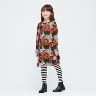 マリメッコ(marimekko)の海外限定 marimekko×ユニクロ コラボワンピース150 マリメッコ 新品(ワンピース)