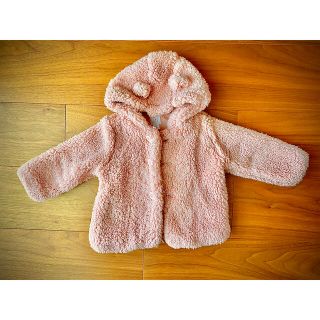 ベビーギャップ(babyGAP)の美品6-12m★baby GAP ボアアウター(ジャケット/コート)