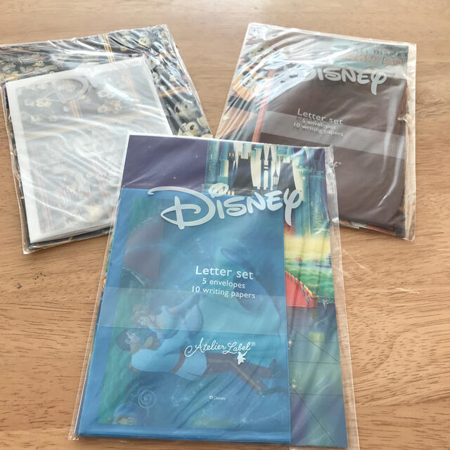 Disney(ディズニー)のディズニーレターセット×3セット(vol1) ハンドメイドの文具/ステーショナリー(カード/レター/ラッピング)の商品写真