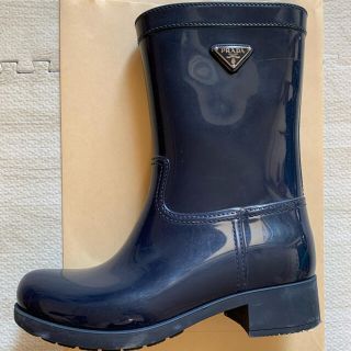 今ならほぼ即納! ☆PRADA プラダ ロングブーツ NEROブラック36☆23.5