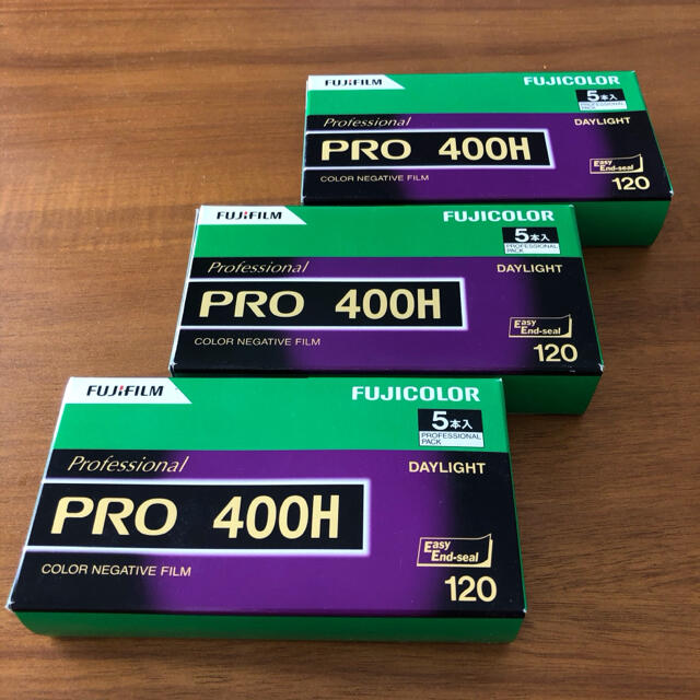 FUJIFILM pro400h カラーネガフィルム120 ５本入り×3箱