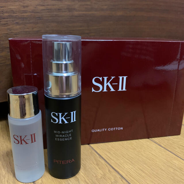 SK-II(エスケーツー)のSK-IIクオリティコットン　ミッドナイトミラクルエッセンス　クリアローション　 コスメ/美容のベースメイク/化粧品(その他)の商品写真