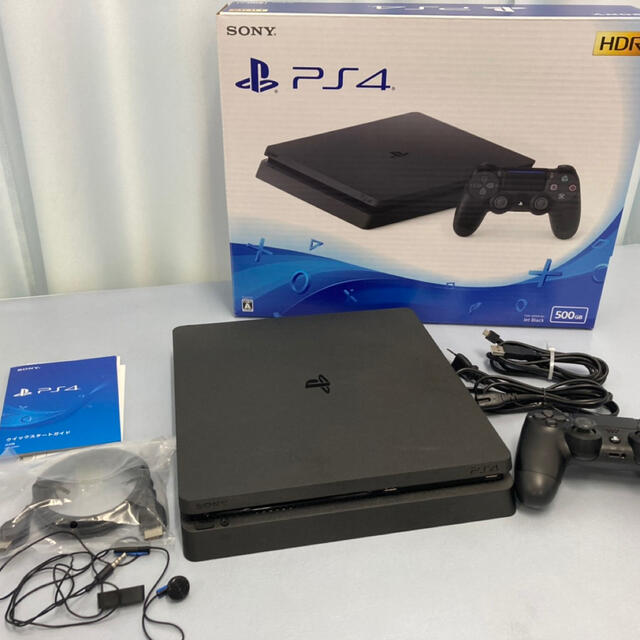 PlayStation4(プレイステーション4)のプレステ4 CUH-2200 500GB エンタメ/ホビーのゲームソフト/ゲーム機本体(家庭用ゲーム機本体)の商品写真