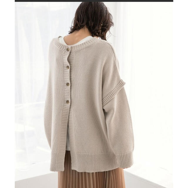LOWRYSFARM 2wayバックスリットカーディガン 1