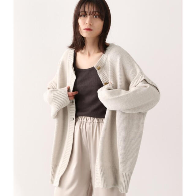 LOWRYSFARM 2wayバックスリットカーディガン 2