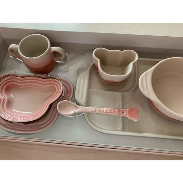 LE CREUSET(ルクルーゼ)のル・クルーゼ　お食い初めセット　食器 キッズ/ベビー/マタニティの授乳/お食事用品(離乳食器セット)の商品写真