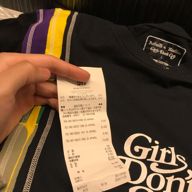 Needles(ニードルス)のgirls don't cry × needles リビルドteeシャツ レディースのトップス(Tシャツ(半袖/袖なし))の商品写真