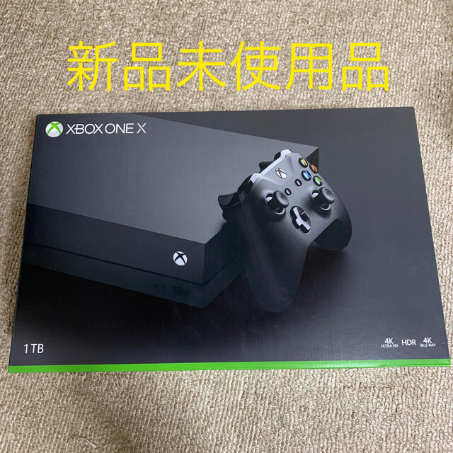 Xbox(エックスボックス)のMicrosoft Xbox One X エンタメ/ホビーのゲームソフト/ゲーム機本体(家庭用ゲーム機本体)の商品写真