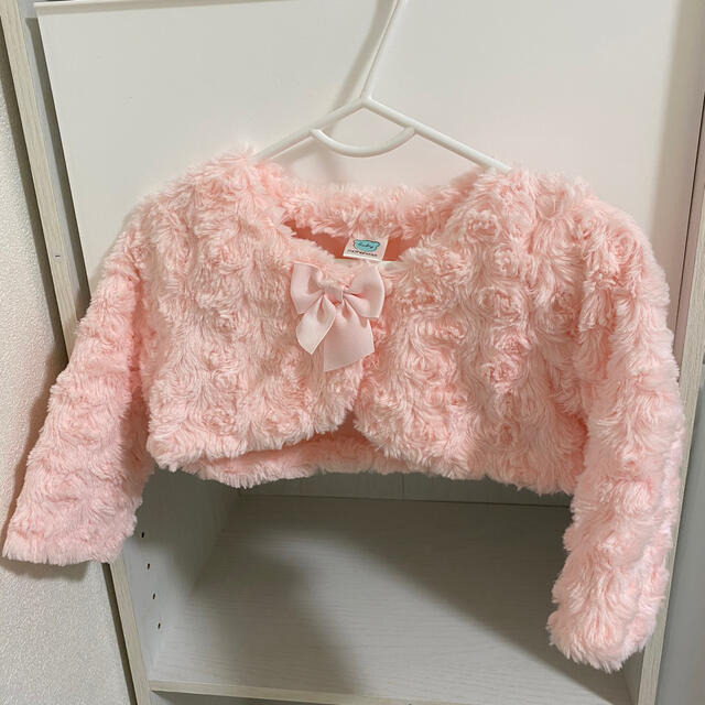 motherways(マザウェイズ)の美品★マザウェイズ  motherways  ファーボレロ　ベスト キッズ/ベビー/マタニティのキッズ服女の子用(90cm~)(ドレス/フォーマル)の商品写真