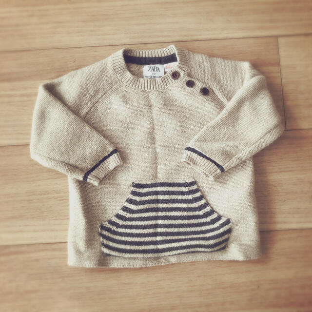 ZARA KIDS(ザラキッズ)のZARA キッズ ベビー H&M ザラ ニット シャツ セット  90 80 キッズ/ベビー/マタニティのベビー服(~85cm)(ニット/セーター)の商品写真