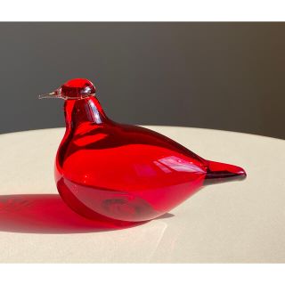 イッタラ(iittala)のリトルターン レッド オイバ・トイッカ バード イッタラ 1(置物)