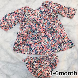 キャスキッドソン(Cath Kidston)のベビーキャスキッドソン　3-6month ベビーセットアップ60 (セレモニードレス/スーツ)