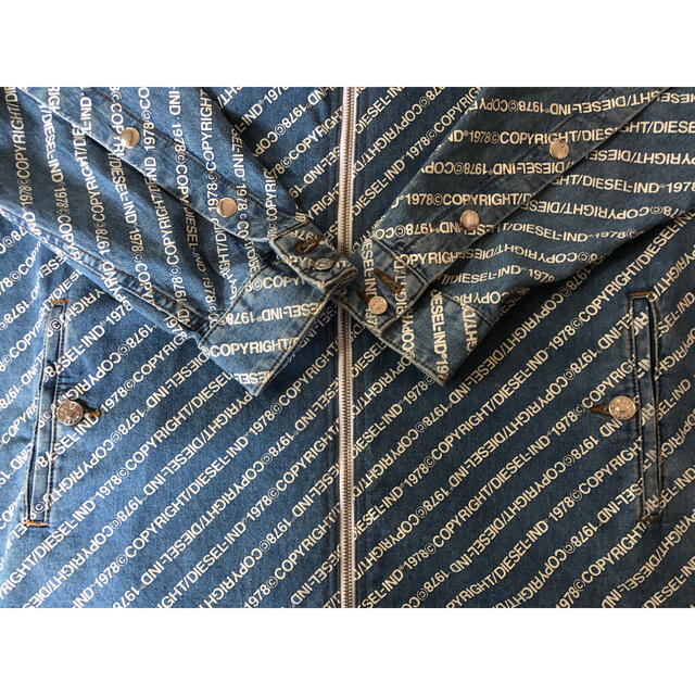 DIESEL(ディーゼル)のDIESEL ロゴ　長袖シャツ　ジャンパー　ブルゾン　 レディースのジャケット/アウター(ロングコート)の商品写真