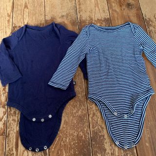 ベビーギャップ(babyGAP)のgap ベビーギャップ　ロンパース  肌着　長袖　ユニクロ(肌着/下着)