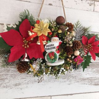 クリスマス☆壁掛けフェイクグリーンの通販 by asm☆|ラクマ クリスマス☆壁掛けフェイクグリーンの通販 by asm☆|ラクマ