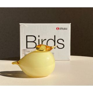 イッタラ(iittala)のパフボール イエロー オイバ・トイッカ  バード イッタラ(置物)