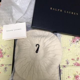 ラルフローレン(Ralph Lauren)の美品 タグ付き 新品! 帽子マフラーセット ラルフローレン(マフラー/ショール)