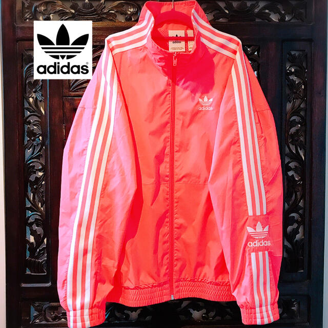 adidas - アディダス ピンク ウィンドブレーカー ジャージ adidas - アディダス ピンク ウィンドブレーカー ジャージ