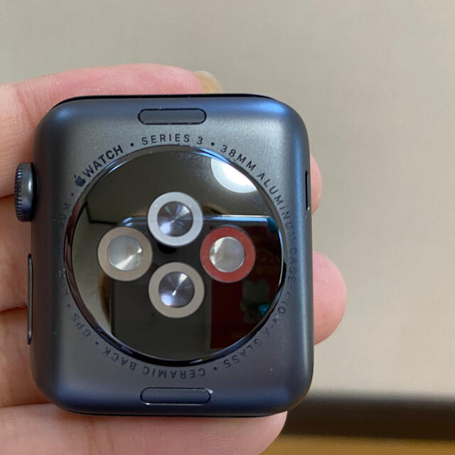 Apple Watch(アップルウォッチ)のApple Watch3 38mm スペースグレー 箱付き  スマホ/家電/カメラのスマートフォン/携帯電話(その他)の商品写真