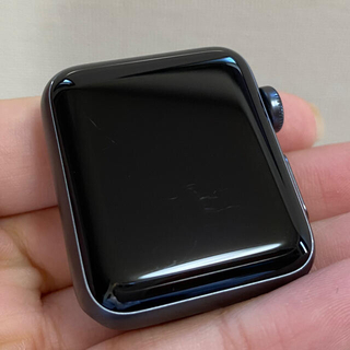 アップルウォッチ(Apple Watch)のApple Watch3 38mm スペースグレー 箱付き (その他)