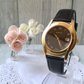 Gucci - 【電池交換済み】GUCCI グッチ 5400M 腕時計 メンズ ゴールド