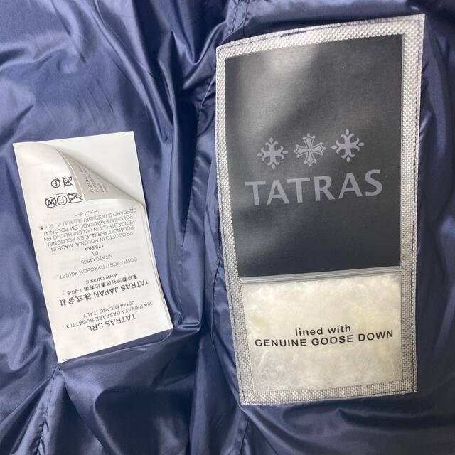 TATRAS(タトラス)の⭐︎値下げ⭐︎超美品　タトラス TATRAS ナイロンダウンベスト　サイズ3 メンズのジャケット/アウター(ダウンベスト)の商品写真