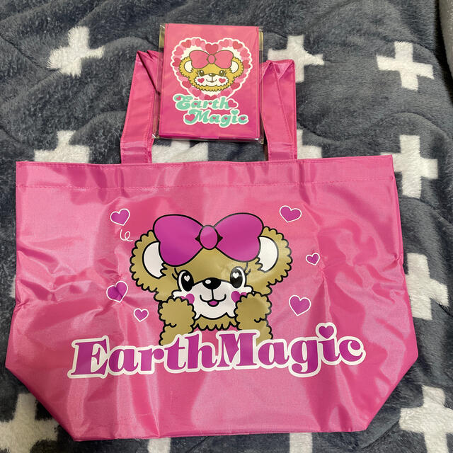 EARTHMAGIC(アースマジック)のアースマジック マフィーちゃんセット トート ミラー キッズ/ベビー/マタニティのこども用バッグ(トートバッグ)の商品写真