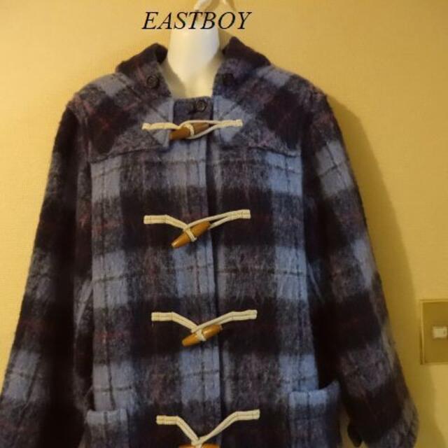 EASTBOY(イーストボーイ)のEASTBOYイーストボーイ♡鮮やかギンガムチェックダッフルコート レディースのジャケット/アウター(ダッフルコート)の商品写真