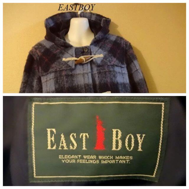 EASTBOY(イーストボーイ)のEASTBOYイーストボーイ♡鮮やかギンガムチェックダッフルコート レディースのジャケット/アウター(ダッフルコート)の商品写真