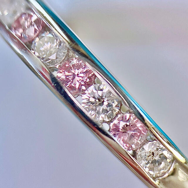 無処理天然ピンクダイヤモンドPD0.15ctD0.18ct レディースのアクセサリー(リング(指輪))の商品写真