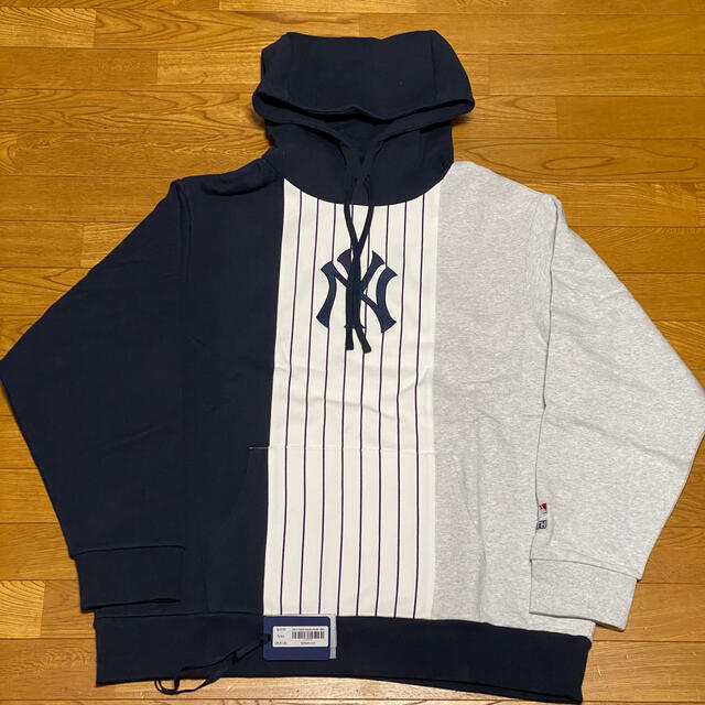 最も人気商品 日本未発売XXL KITH×YANKEES HOODIE ヤンキース フーディ