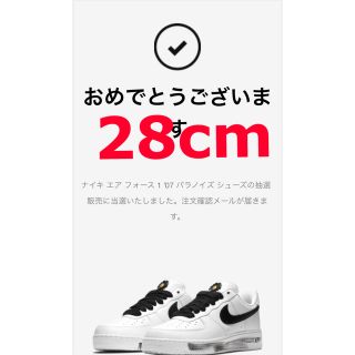 ナイキ(NIKE)の!!!28センチ　エアフォース1 BIGBANG(スニーカー)