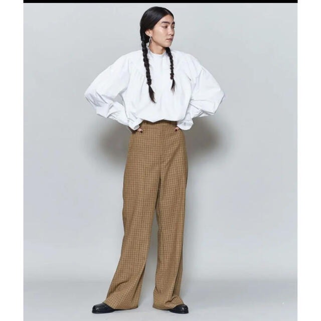 BEAUTY&YOUTH UNITED ARROWS(ビューティアンドユースユナイテッドアローズ)の＜6(ROKU)＞CHECK SET UP PANTS/パンツ レディースのパンツ(カジュアルパンツ)の商品写真