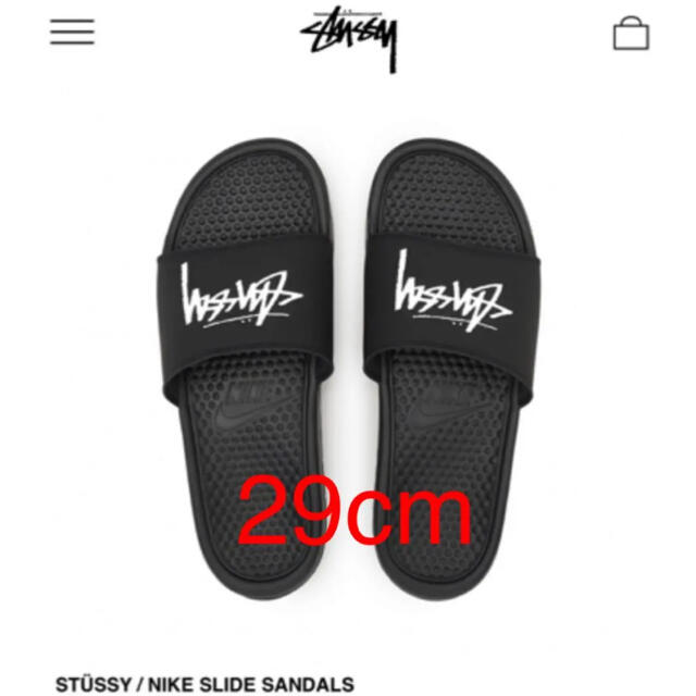 【29cm】STUSSY NIKE SLIDE SANDALS OFF NOIR