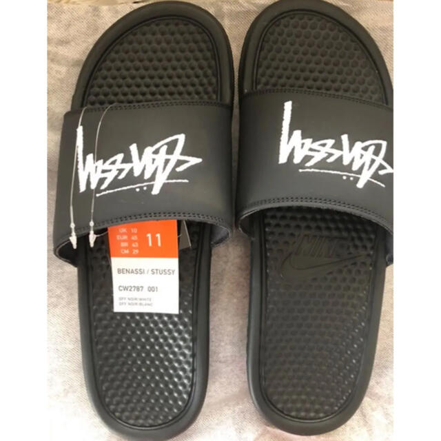 STUSSY(ステューシー)の【29cm】STUSSY NIKE SLIDE SANDALS OFF NOIR メンズの靴/シューズ(サンダル)の商品写真