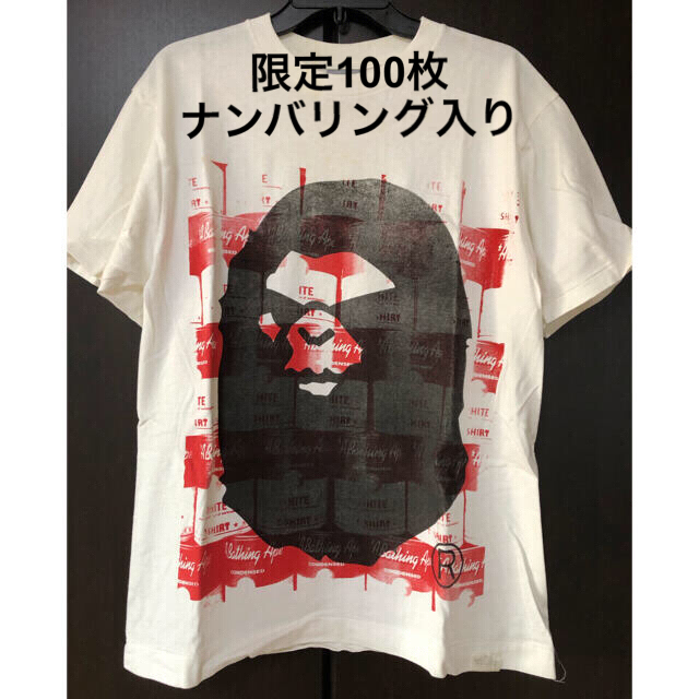 初期A BATHING APE NIGO氏 手刷りTシャツ 100枚限定 | フリマアプリ ラクマ